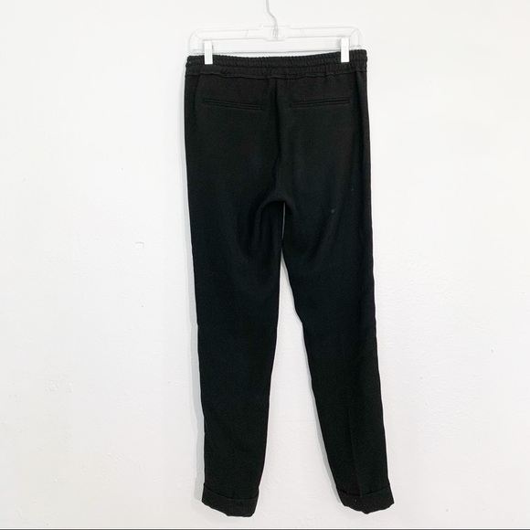A.L.C. Tuxedo Stripe PULL ON CREPE TRACK PANTS - Picture 3 of 8